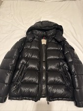 Moncler Maya Men's Puffer Jacket Size 34/0 Black Excellent Condition 100% Auth