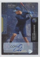2021 Skybox Metal Universe Champions Silver Auto Carlos Colmenarez #9 Auto 0z0v