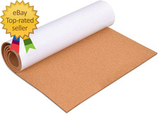 Self-Adhesive Cork Board Roll 1/8" Thick Cork Boards for Walls 20"X16" Cork