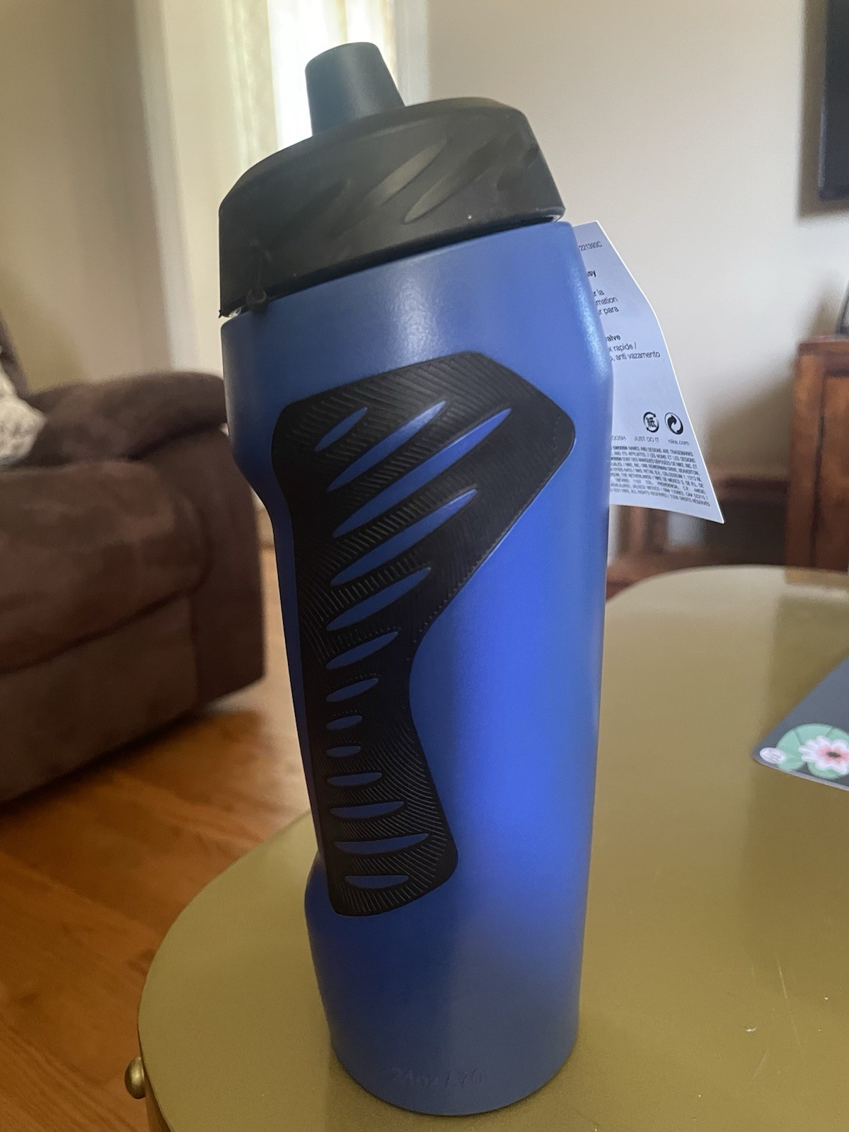 Nike Hyperfuel Squeeze 24 oz BPA-Free Dishwasher Safe Blue S