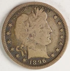F 1896 Barber Quarter