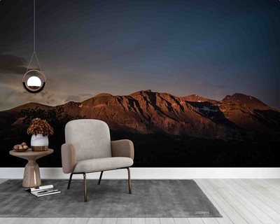 3D Nature Mountain Landscape Self-adhesive Removeable Wallpaper Wall Mural