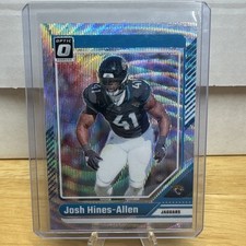 2024 Panini Donruss Optic - Josh Hines-Allen #93 Holo Prizm Silver Wave /300