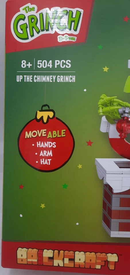 Brickcraft The Grinch Up The Chimney Brick Dr. Seuss Building Set 504pcs SEALED - Image 2 of 4