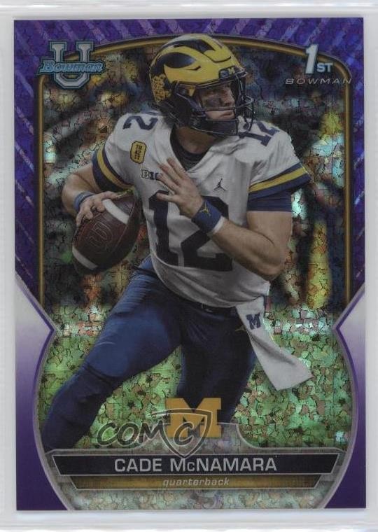 2022 Bowman U Chrome Purple Mini-Diamond Refractor 113/399 Cade McNamara #99 6k2