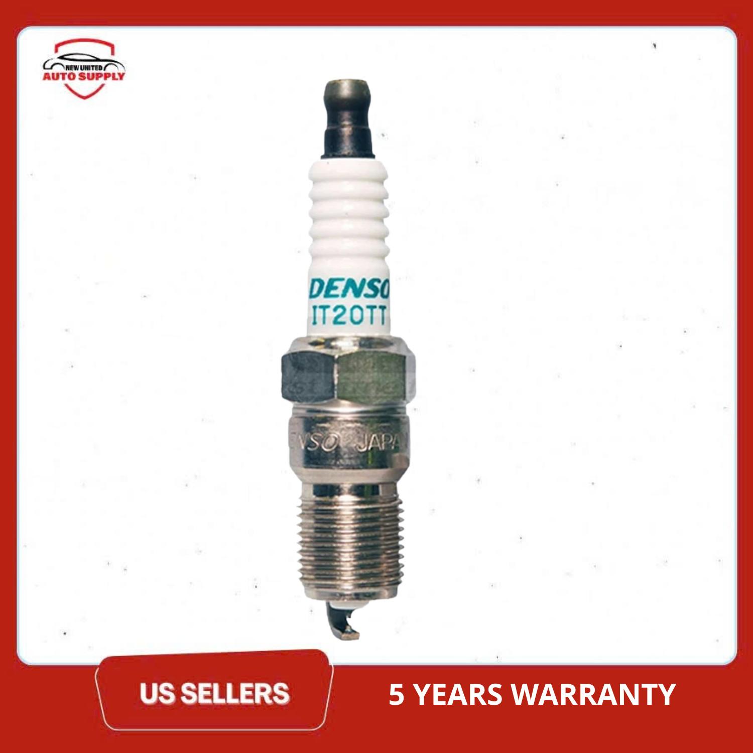Set of 4 Denso Iridium Spark Plugs 4714 IT20TT For Ford E-350, F-150, Mustang