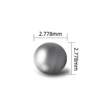100PCS 7/64'' 0.1094 inch 2.778mm Diameter Solid Balls #mj