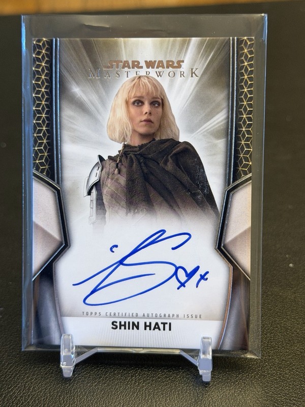 Shin Hati 2025 Topps Star Wars Masterwork - On Card Auto - Ivanna Sakhno