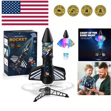 Rocket Launcher for Kids, Self Launching Motorized Air Rocket Toy, Outdoor To...
