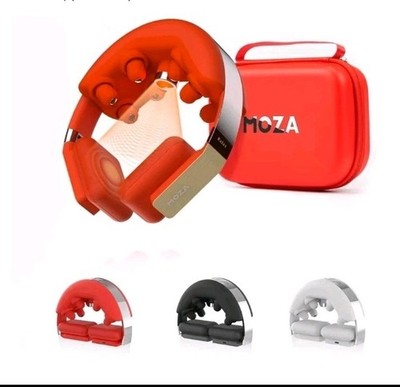 Red MOZA Neck Massager with Heat for Pain Relief Deep Tissue Cordless