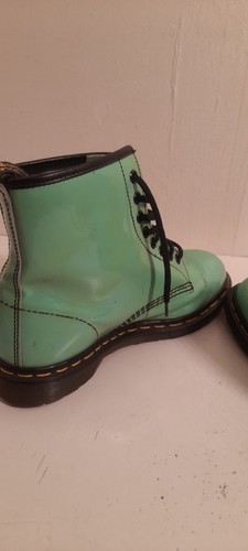 Doc Martins Boots Size 6 Peppermint Green Made In England - Picture 8 of 12