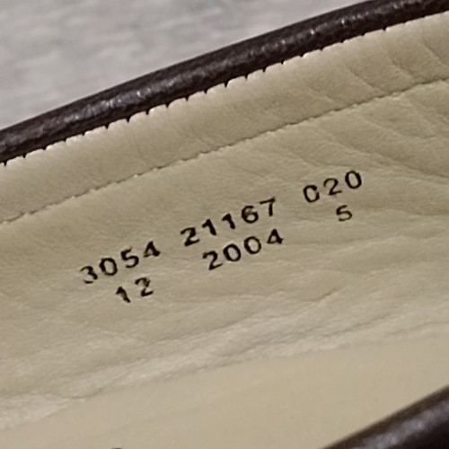Women's Hush Puppies Brown Leather Slip On Heaven Loafers Size 5 - Picture 8 of 9