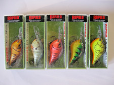 Rapala Dives To DT-6 Rattlin' Fishing Lures 5 Colors 3 Crawdad