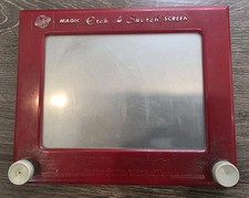 Vintage Etch A Sketch Magic Screen 505 Ohio Art The World of Toys Drawing Toy