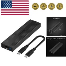 USB 3.2 Type-C Tool-Free Enclosure for M.2 PCIe NVMe and SATA SSDs EC-SNVE
