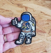 Astronaut - Space - Moon - Nasa - Science - Embroidered Iron On Patch - B