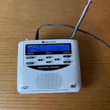 Midland Digital Hazard Monitor NOAA Weather Radio Public Alert WR-120 - TESTED