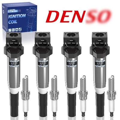 4 Ignition Coil 0221504800 Iridium Spark Plug Fits Bosch Mini Cooper Countryman