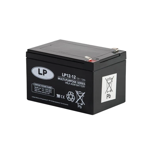 Plc Power Module Backup Battery 12V, 12Ah Sealed VRLA AGM Technology