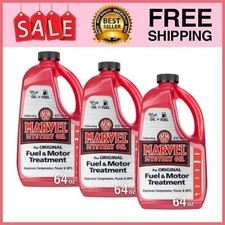3 Pack Marvel Mysteryautomotive Additive Oil Enhancerfuel Treatment 64 Oz Pk