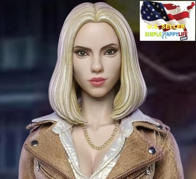 1/6 female head DAMTOYS GK004MX for 12'' figure Phicen hot toys worldbox  USA 