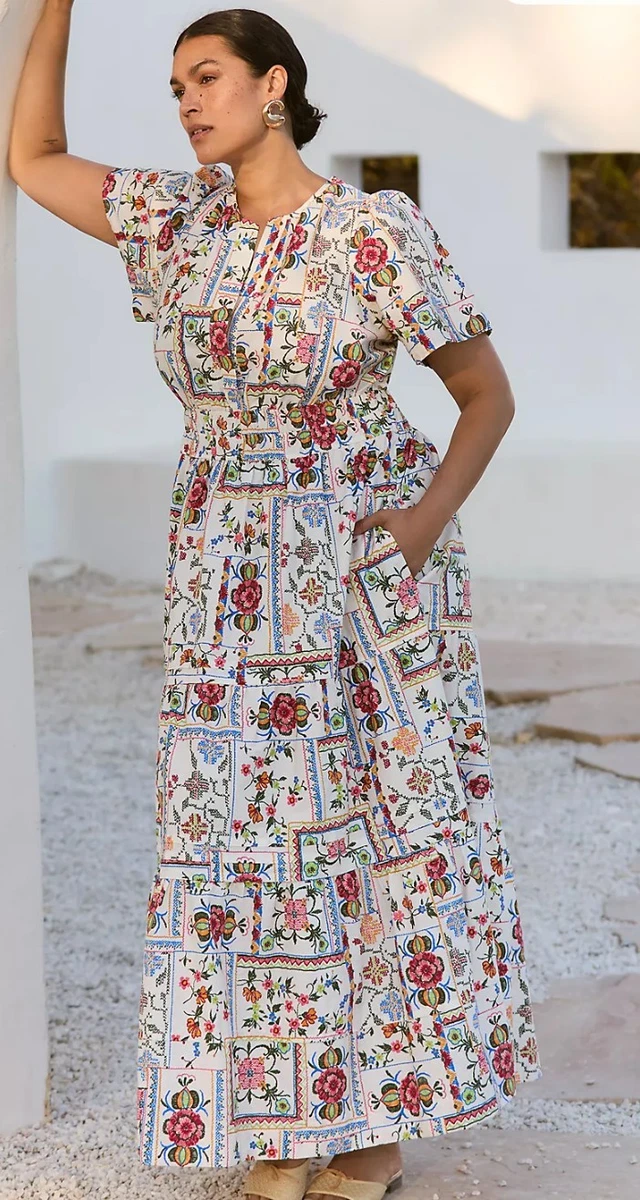 ebay anthropologie maxi dress Anthropologie The Somerset Maxi Dress