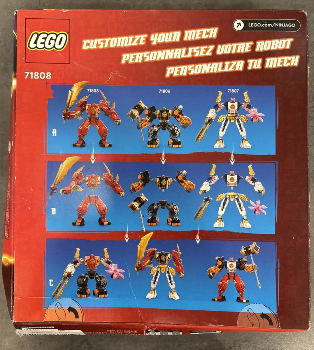 LEGO NINJAGO: Kai's Elemental Fire Mech (71808) for sale online | eBay
