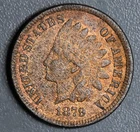 1879 1C INDIAN HEAD BRONZE CENT KM# 90a Grade:  VF A6974