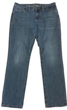 Kut from the Kloth Catherine Boyfriend Straight Leg Jeans Size 14 Mid-Rise
