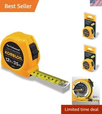 IM The Professional 12-Foot Inch/Metric Scale Power Tape, Yellow