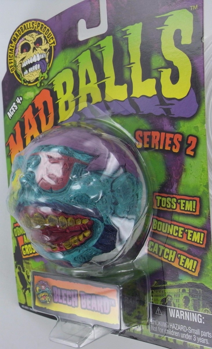 MADBALLS BLECH BEARD Mad Balls MadBall Pirate Zombie Head