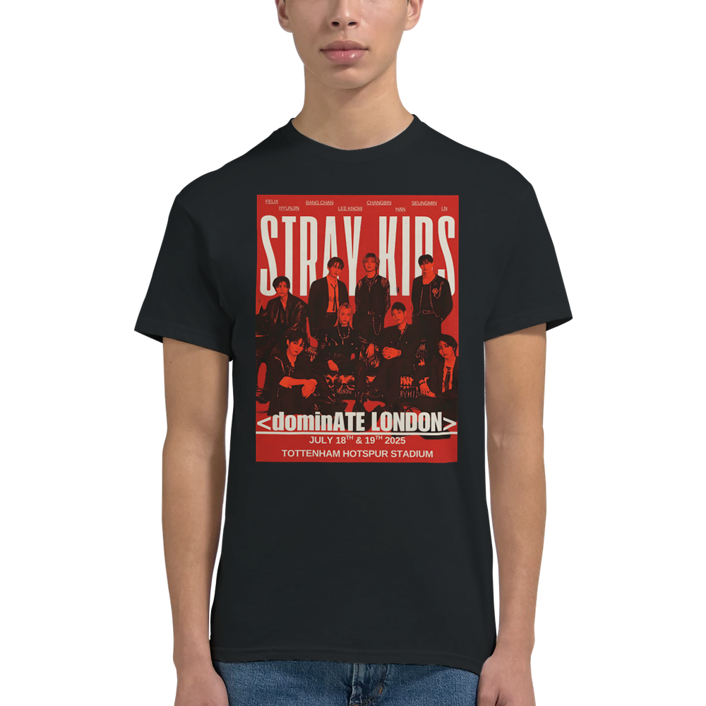 Uniseks Kpop Stray Kids T-shirts en broeken met korte mouwen en korte