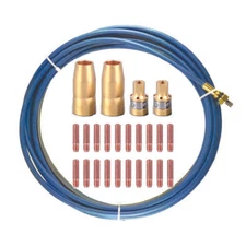 Contact Tips Nozzle Gas Diffuser Liner fits Hobart Handler 210MVP MIG Welder US