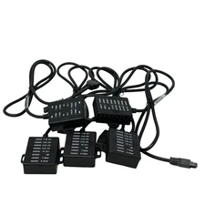 Lot of 5 Safety Vision Model 4100-HVR Sensor Block Serial Hubs