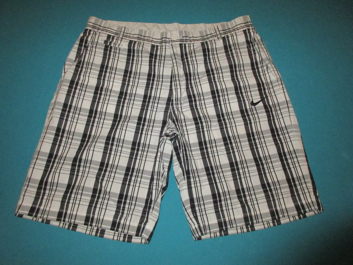 Nike plaid shop golf shorts