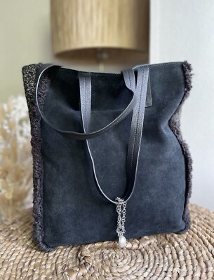 UGG Australia Wildleder Leder Handtasche Tote Bag