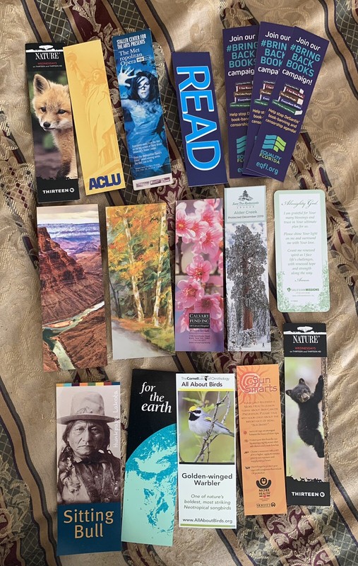 Greenpeace, Nature, ACLU, Historic Preservation, Hospitals Advertising bookmarks