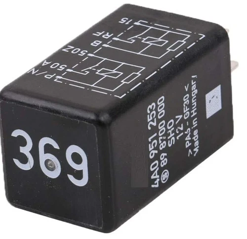#369 Electrical Double Relay 4A0951253 For Audi A4 S4 A6 S6 A8 S8 Quattro - Picture 2 of 5