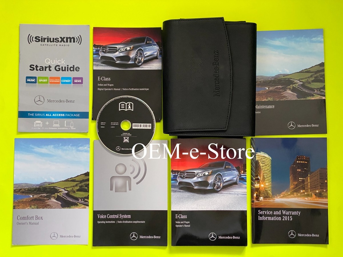 2015 Mercedes E250 E350 E400 E550 E63 Sedan Owners Manual Voice