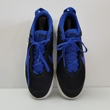 Nike Boys Team Hustle D 10 CW6735-001 Black Blue Basketball Shoes Sneakers Sz 7Y