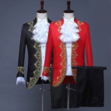 Hommes Costume Veste Et Pans Ensemble Déguisement Mess Robe Uniforme Victorien