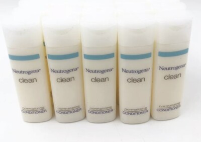 Lot of 10 New Neutrogena Travel Size Clean Normalizing Conditioners - free ship