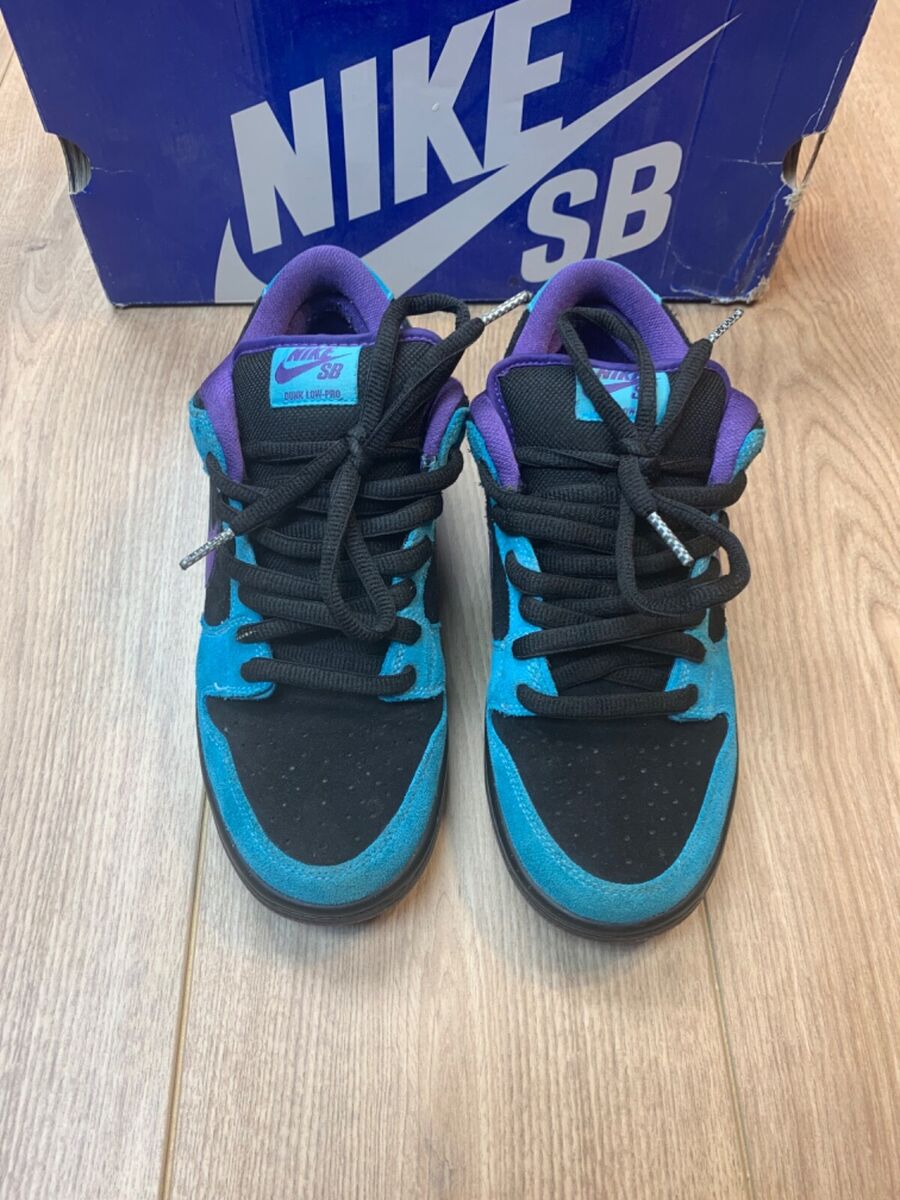 Nike SB Dunk Low Pro SKELETORS Size 8 Black,Blue,Purple | eBay Nike SB Dunk Low Pro SKELETORS Size 8 Black,Blue,Purple | eBay