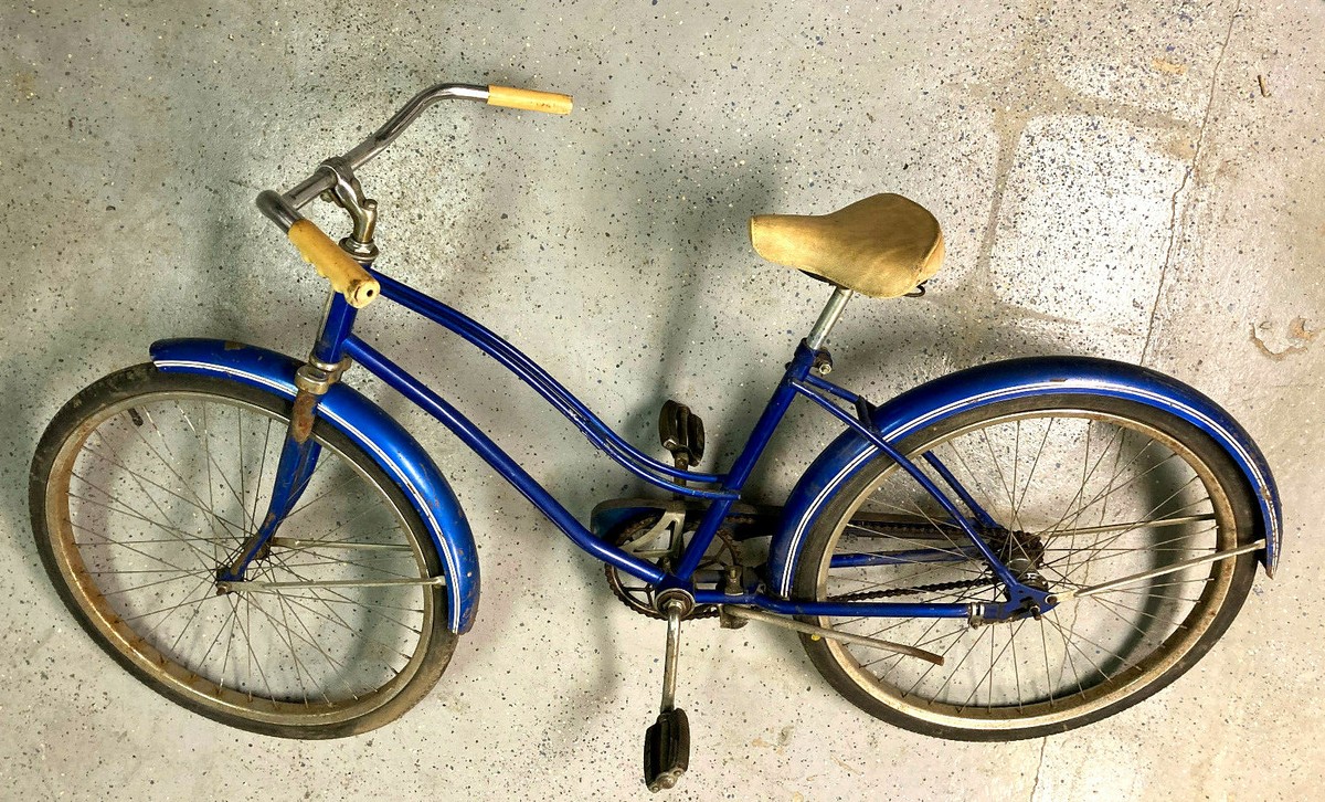Vintage Ross step thru frame with fenders and chain guard | eBay