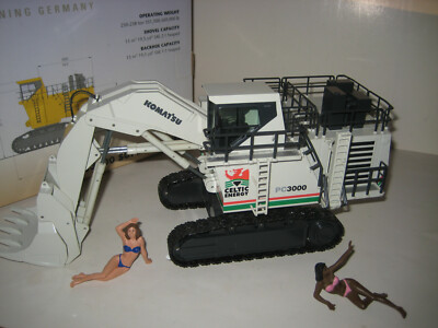 KOMATSU PC 3000 BAGGER HOCHLÖFFEL CELTIC ENERGY #6131.1 NZG 1:50 OVP