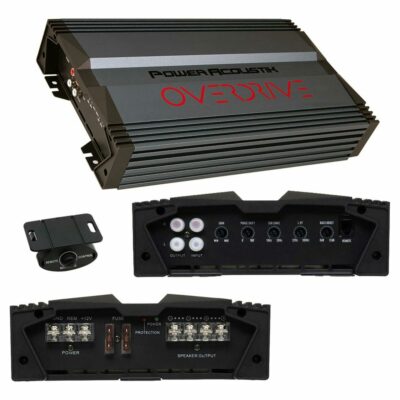 Power Acoustik Overdrive OD1-3000 | 3000W Max Monoblock Subwoofer Amplifier Amp