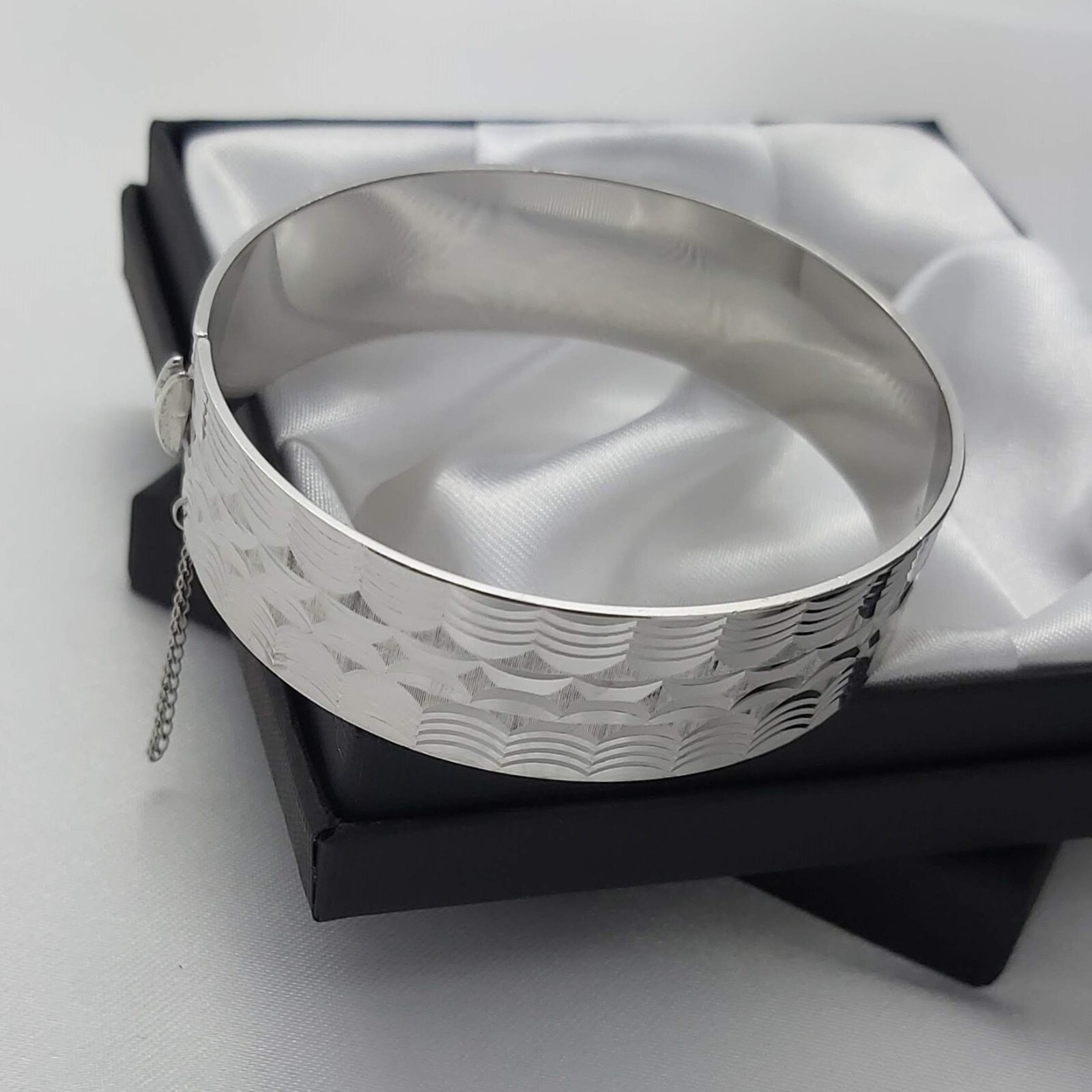 1979 Vintage Solid 925 Silver Engine Turned Geome… - image 11