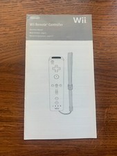 Wii Remote Controller Nintendo Wii Instruction Manual Only