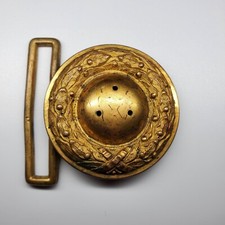 Original WWI WW1 German Buckle Prussian Imperial Officers Belt fastner uniform