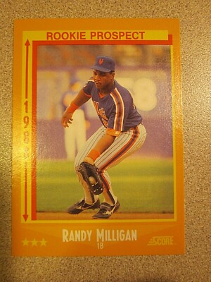 1988 SCORE #623 RANDY MILLIGAN ROOKIE PROSPECT NEW YORK METS | eBay